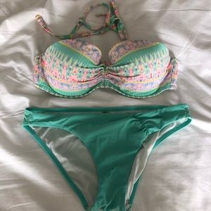 Victoria’s Secret bikini, medium bottoms, 36C top